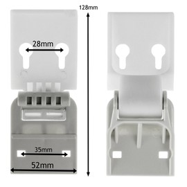 SPARES2GO Chest Freezer Door Lid Counterbalance Hinges for Frigidaire FC1500 FC388 (Pack of 2)