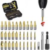 DTRUCTIEW 33-Piece Titanium Screw Extractor Set – HSS 4341 Damaged