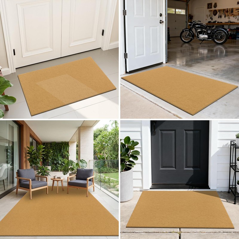 SHACOS 32x48 Artificial Coir Door Mat Indoor Outdoor