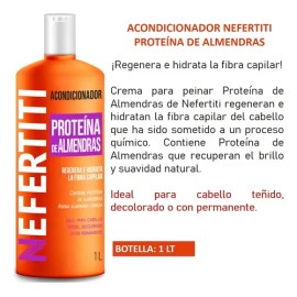 Acondicionador Para Cabello Aceite De Almendra 1lt Nefertiti                                                                                          