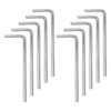 HARFINGTON 10pcs Hex Key Wrench 3/16" L-Shape Hexagon SAE Wrenches