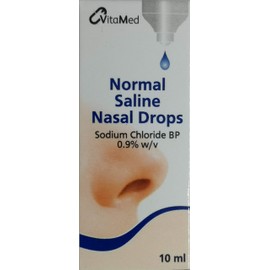 Vitamed Sterile Saline Nasal Drops 10ml