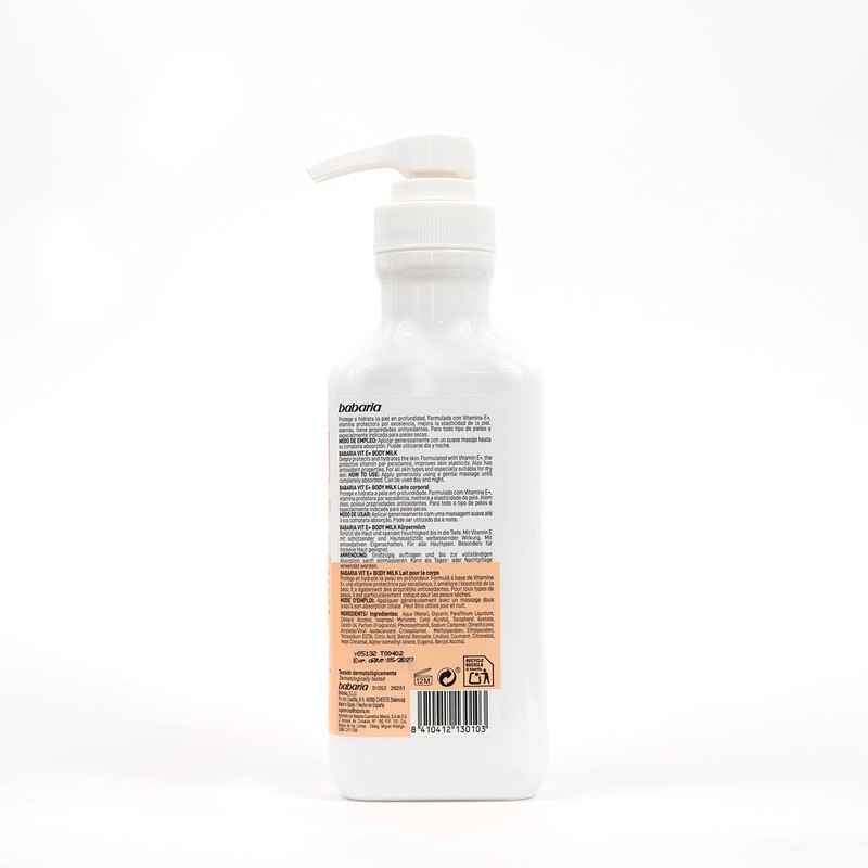Body Milk Vitamin E 500 ml