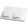 Lutron Caseta Smart Lighting Dual Pedestal for Pico Remotes, L-PED2-WH,