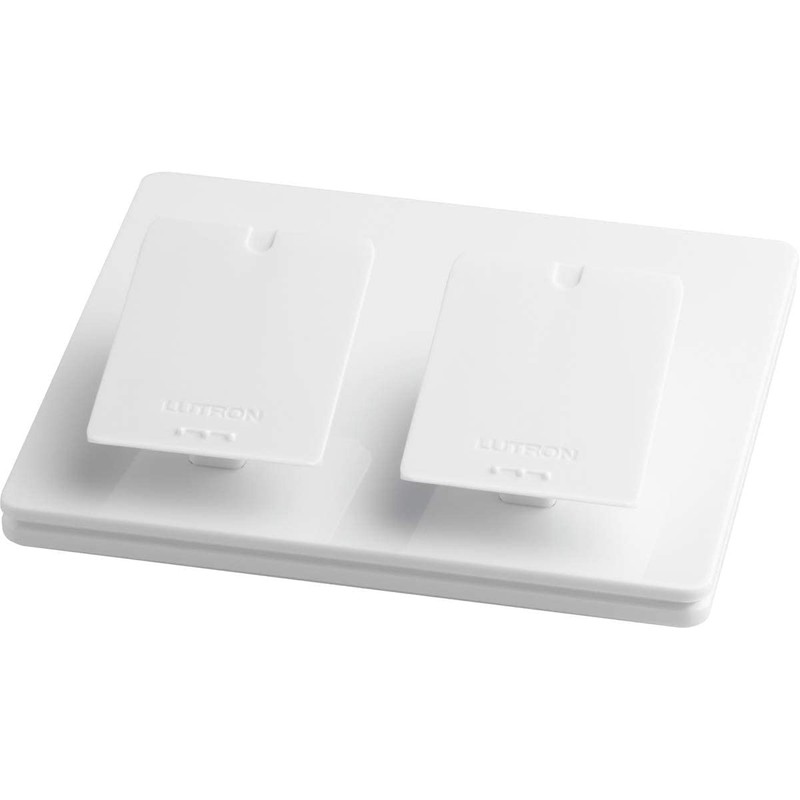 Lutron Caseta Smart Lighting Dual Pedestal for Pico Remotes, L-PED2-WH,