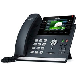 Yealink SIP-T46S IP Phone, 16 Lines. 4.3-Inch Color Display. Dual-Port Gigabit Ethernet, 802.3af PoE, Power Adapter Not Included
