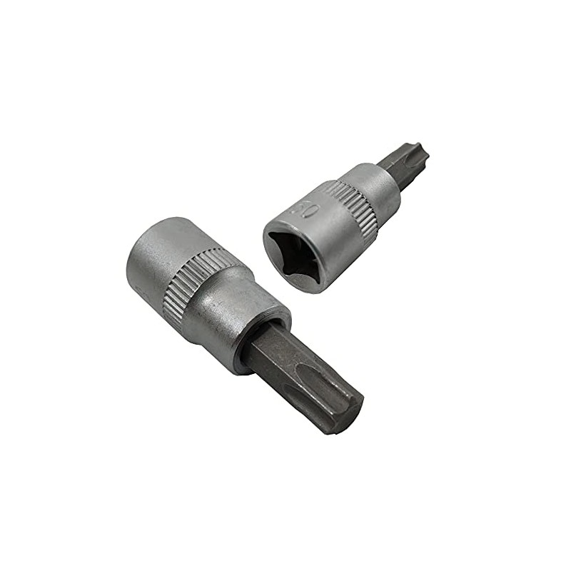 Star Socket Bit Set TRX Torx TX Male Sockets 1/4"
