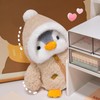 Zonoori 25 cm Penguin Cuddly Toy, Brown Penguin Stuffed Toy