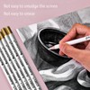 CAVLA Eraser Pencils Set for Artists, Wooden Sketch Eraser Pen