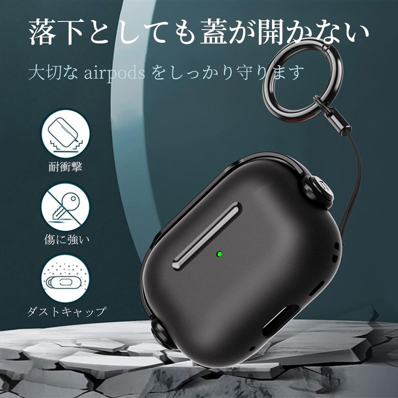 HEIGKOIK AirPods Pro 2 Case with Lock for AirPods Pro