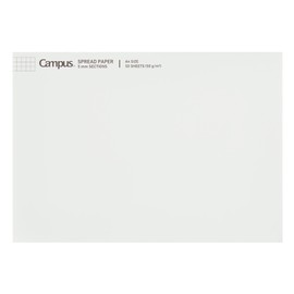 Kokuyo Report Paper, A4 Campus Spread Paper, 50 Sheets, 0.2 inch (5 mm) Ruled Grid, LE-SP725S5