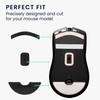 kwmobile Mouse Feet Replacement Compatible with Razer Viper 8k HZ