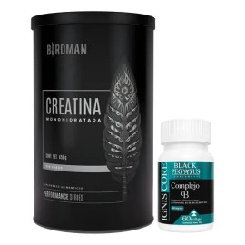 Kit Birdman Creatina Monohidratada + Complejo B 660mg Blackp
