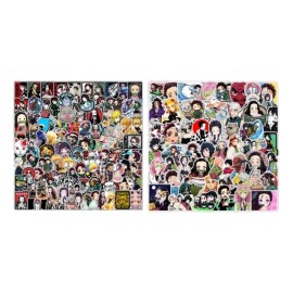 Calcomanias Anime Demon Slayer Stickers Pvc Contra Agua