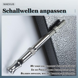 MAEXUS Dog Whistle, 2 Dog Whistles, High Frequency Silent, Dog Whistle Recall Dog Whistle, Dog Whistle Against Barking, Dog Whistles, More Stable & Louder Sound