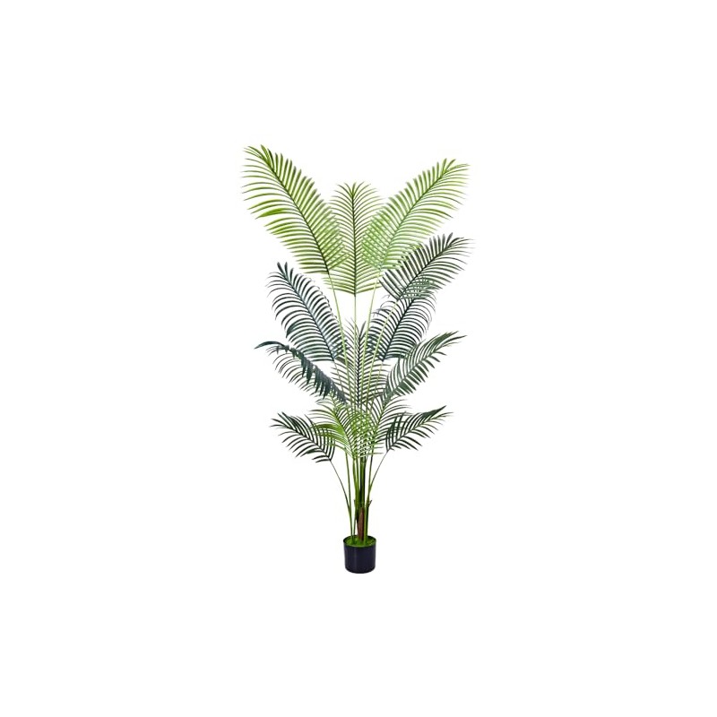Artificial Golden Cane Palm Tree 1Pack 6Feet Faux Plant for