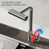 Kitchen Faucet 4 Modes, Pull Down Sprayer 360°, Modern Design,