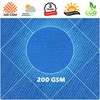 Royal Shade 20' x 20' x 20' Blue Triangle Sun