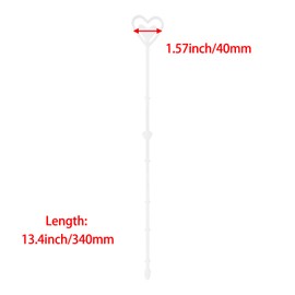 Savagrow 80Pcs Floral Place Card Holder 13 Inch Table Flower Picks Clip Note Card Picture Holder Decoration, Clear Plastic