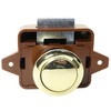 SQXBK Keyless Push Button Catch Door Knob Lock Push Button