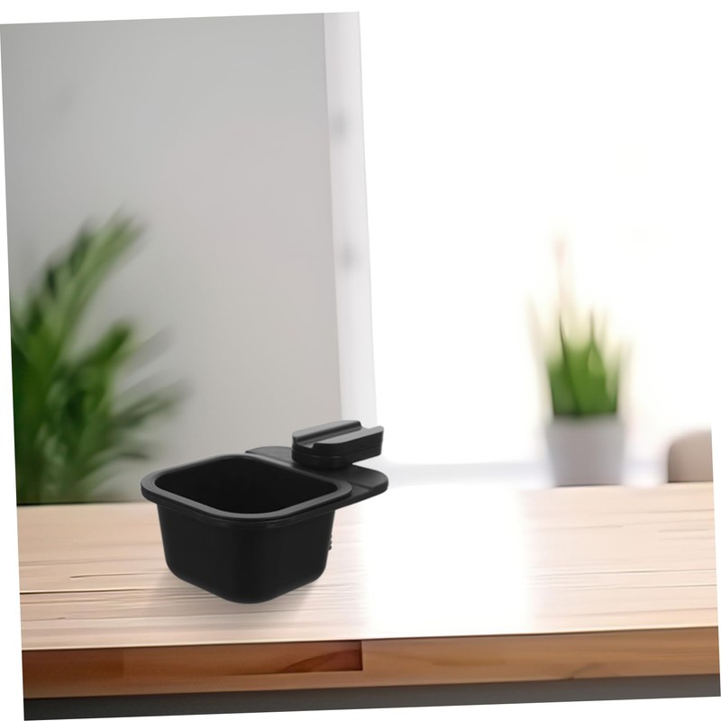 Alipis Rotating Mini Trash Can Compact Desk Clip Waste Bin