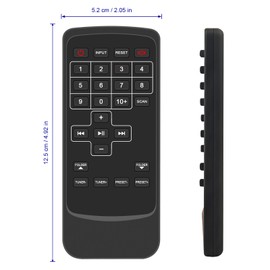 RHB70 Replaced Remote Control Fit for Rockville RHB70 Home Theater Compact Powered Speaker System