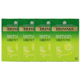 Twinings Lemon Green Tea, 20 Teabags (Pack of 4)