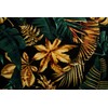 Polar Fleece DTY Printed Fabric (250 g), Monstera, 50 x
