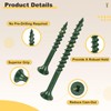 METALLIXITY Deck Screws (#9x2-1/2") 100Pcs, Carbon Steel Wood Screw Decking