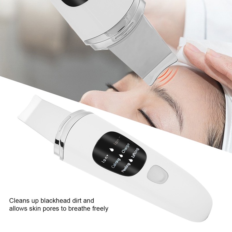 Face Skin Scrubber Vibration Face Peeling Machine Ultrasonic Exfoliating Skin‑Care