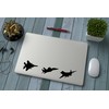 Fighter Jet Aircraft 6 Sticker Pack Light Switch Sticker -