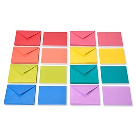 American Greetings Tarjetas en blanco de un solo panel con sobres, colores arcoíris (200 unidades)