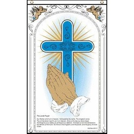 3x5 Praying Hands Flag Lot of 2 Flags Super Polyester Nylon Flag 3'x5' House Banner 90cm x 150cm Grommets Double Stitched Premium Quality Indoor Outdoor Pole Pennant (New)