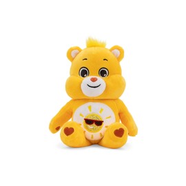 Care Bears 9" Bean Plush (Glitter Belly) - Funshine Bear - Soft Huggable Material!