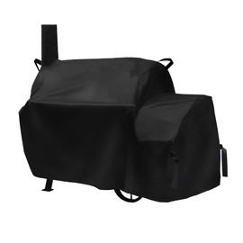 Suphomeware Waterproof Grill Cover for Oklahoma Joe’s Highland Offset Smoker, Heavy Duty Black Smoker Cover