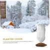 Abaodam 3pcs Winter Plant Covers Drawstring Protection for Potted Flowers