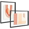Frametory, 11x14 Floating Picture Frame - Metal Photo Frame -
