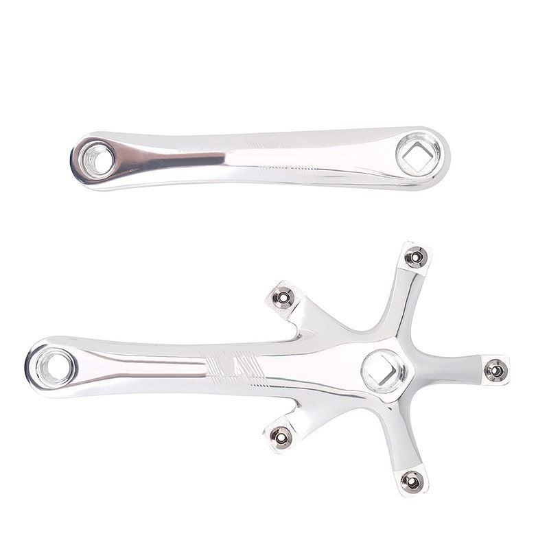 Aluminium Alloy Single Speed Crankset, 110 BCD Crank Arms for