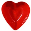 (1) Red Valentine Heart-Shaped Deep Bowl