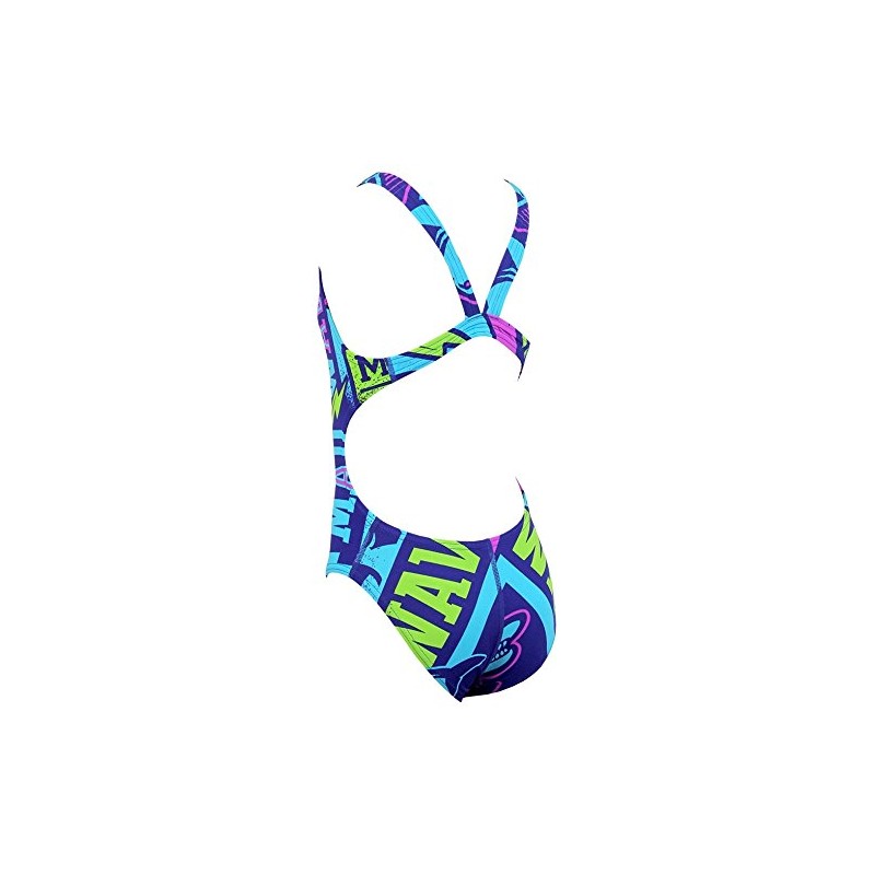 Mad Wave Violent Girls Swimming, blue, 28