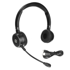 Telephone Headset Wireless Bluetooth Binaural Single Directional Anti Noise Office Headset