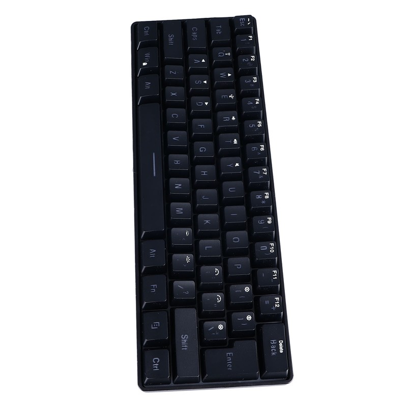 61 Keys Gaming Keyboard 2.4G Bluetooth Wired 3 Modes Keyboard