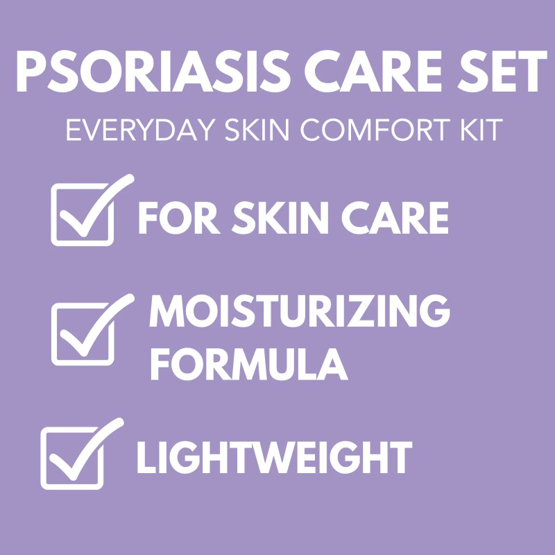 Arymar Psoriasis Care Set– Lotion, Bar Soap & Shampoo &