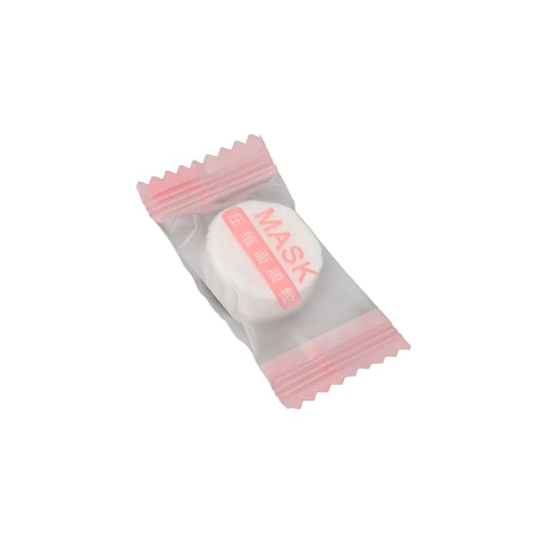 Máscara Facial Comprimida, Papel de Máscara Facial DIY Algodón Puro