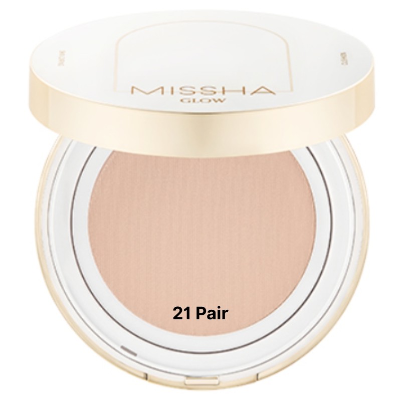 MISSHA Glow Cushion Light SPF37 PA+++ 13g, Color:#23 Sand