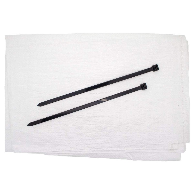 CERBERUS Strength Sandbag Liner with Heavy Duty Zip Ties