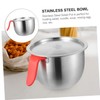 GRIRIW 1 Set Deep Mixing Bowl Stainless Steel Mixing Container