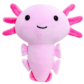 LoYuSenn Axolotl Plush Stuffed Animal Toys (Pink), 10-Inch, Cute Axolotl Plushies for Girls and Boys, Soft Stuffed Animals as Birthday and Valentine's Day Gifts, Kids Plush Toys Classroom Prizes