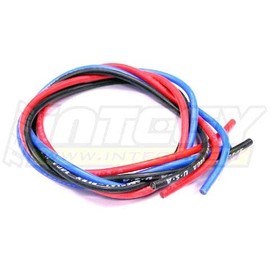 イーグル模型 シリコン銀コードセット・14G[ゲージ] (赤、黒、青 各60cm) 968