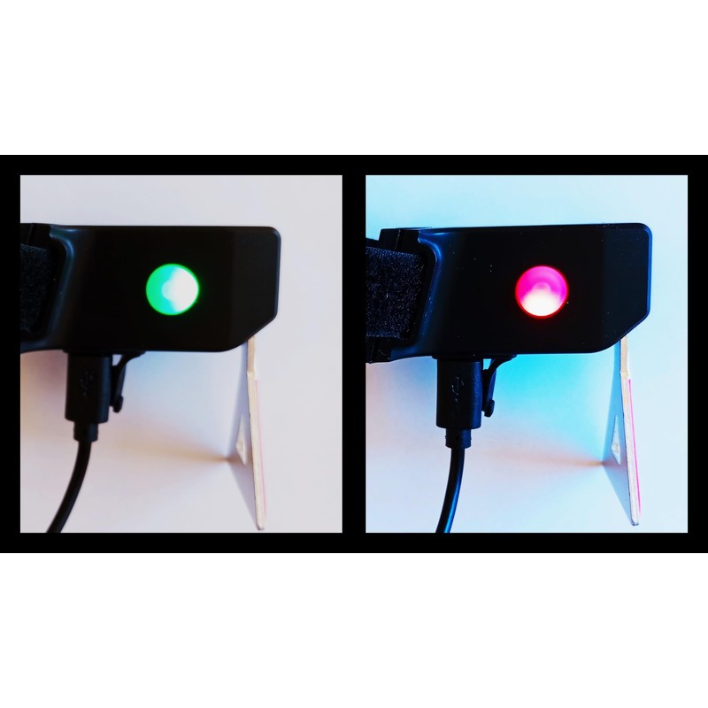 DiVONEA LED Bicycle Light Triangle Two-Tone 5 Modes – USB